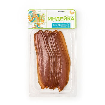 Грудка индейки сыровяленая Востряково нарезка, 150г