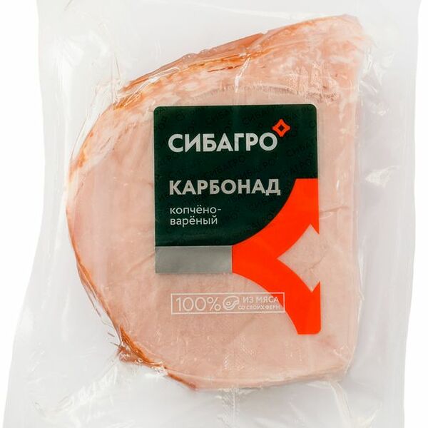 Карбонад Сибагро Копчено-вареный из свинины 