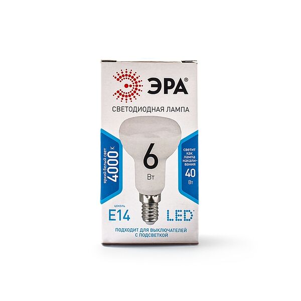 Лампочка Эра led smd R50-6w-840-E14 Eco