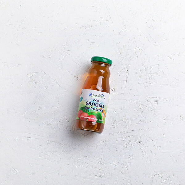 Детский сок яблоко-шиповник