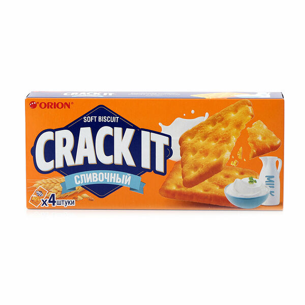 Печенье затяжное крекит сливочный ТМ Orion (Орион)