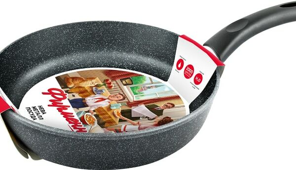 Сковорода НМП Фирменная Московская литая 24см