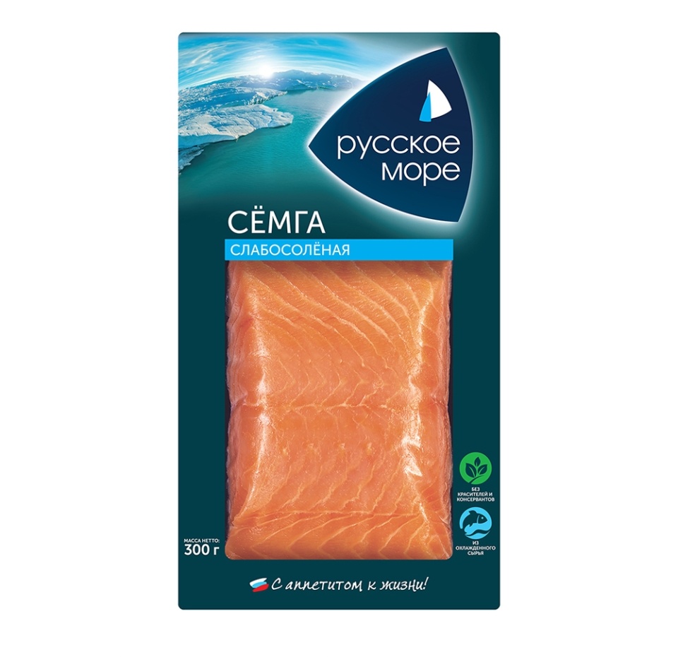 

Семга слабосоленая Русское море филе-кусок, 300 г