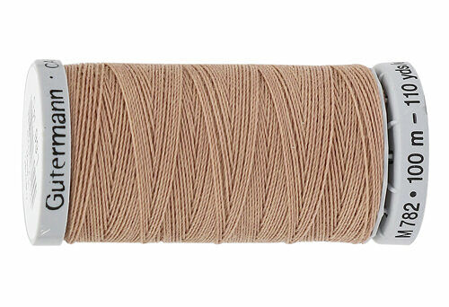724033 Нить Extra Strong M 782 суперкрепкая, 100м, 100% п/э Gutermann(991 розово-бежевая пудра)