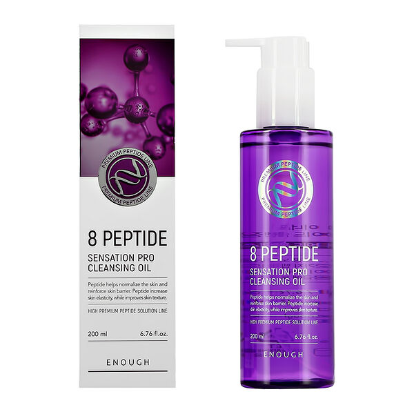 Масло для умывания Enough 8 Peptide для эластичности кожи 200 мл