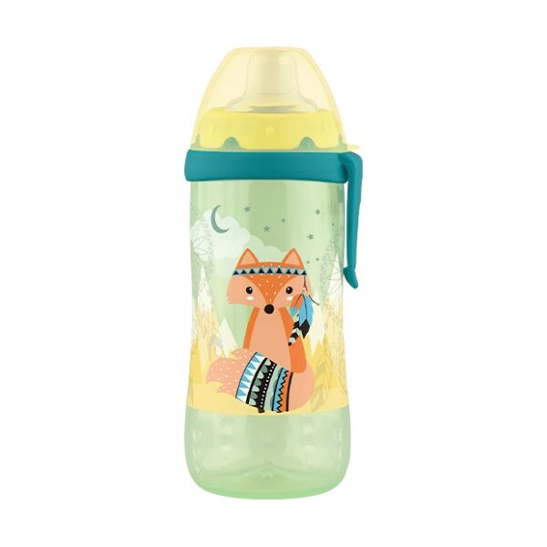 Lubby поильник-непроливайка с мягким носиком и клипсой 300 мл