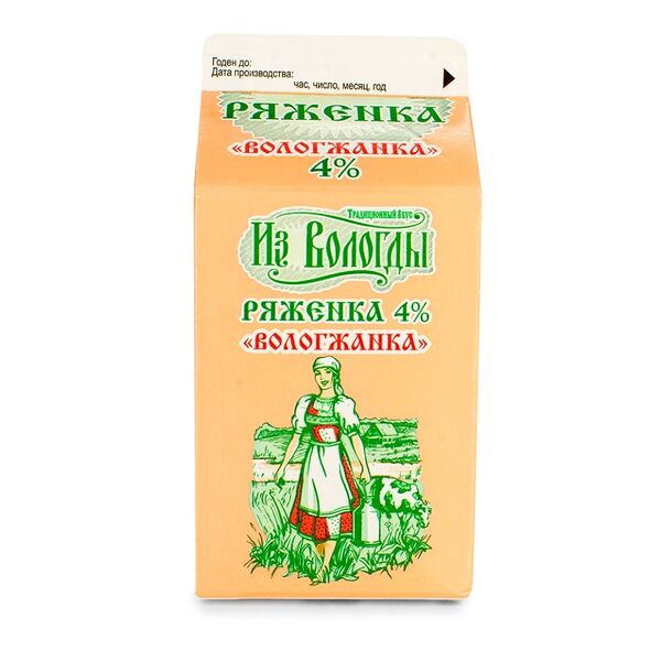 Ряженка Вологжанка 4% Вологодский МК