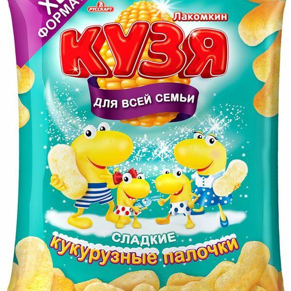 Палочки кукурузные Кузя Лакомкин XL Сладкие