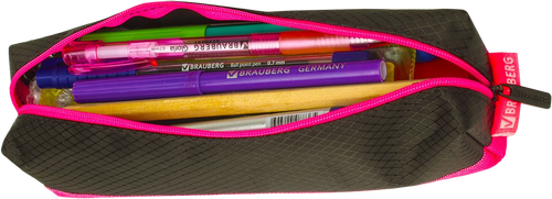 

Пенал-косметичка BRAUBERG Black&bright мягкий, 21х5х5см, цвет в ассортименте, Арт. 229005/6