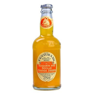 Лимонад Fentimans Мандарин и севилья апельсиновый джиггер (Mandarin and Seville Orange Jigger) газированный 275 мл
