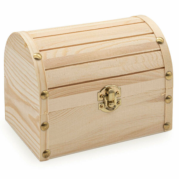 LYE015986 Шкатулка деревянная 'Сундучок' (сосна/фанера из тополя), 16*11*12см,шт