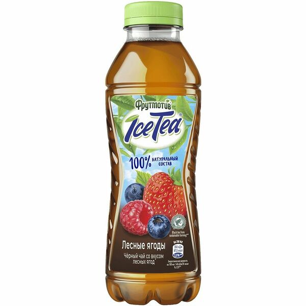 Напиток сокосодержащий Фрутмотив Чёрный чай лесные ягоды негазированный, 500мл