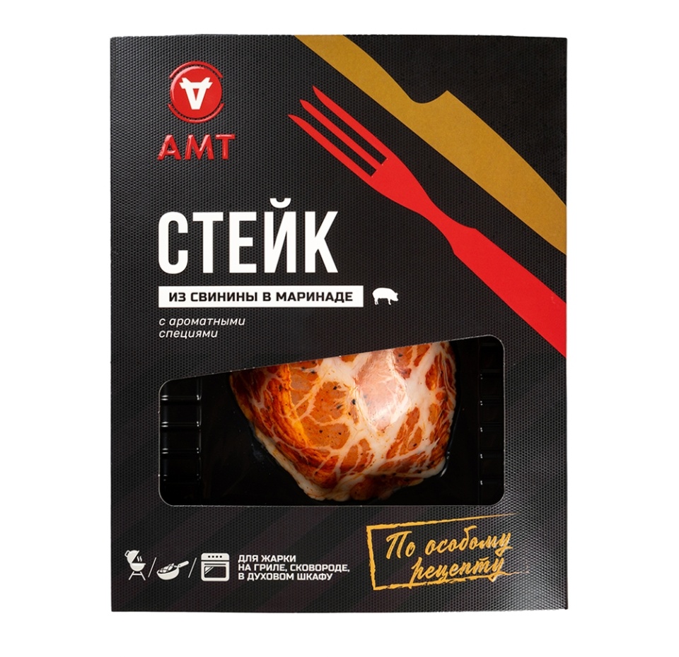 

Стейк из свиной корейки б/к в маринаде Агроальянс Мт 300 г
