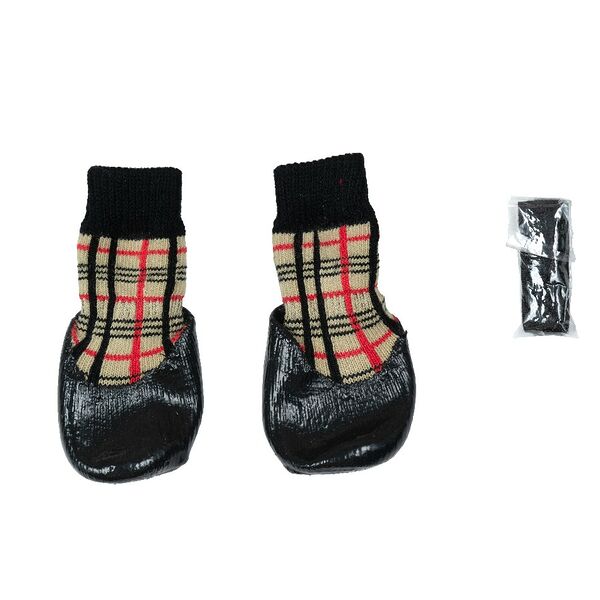 Носки с прорезиненной подошвой для собак XL черный (унисекс)