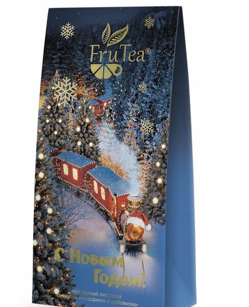 Чай черный FruTea Рождественский паровозик листовой