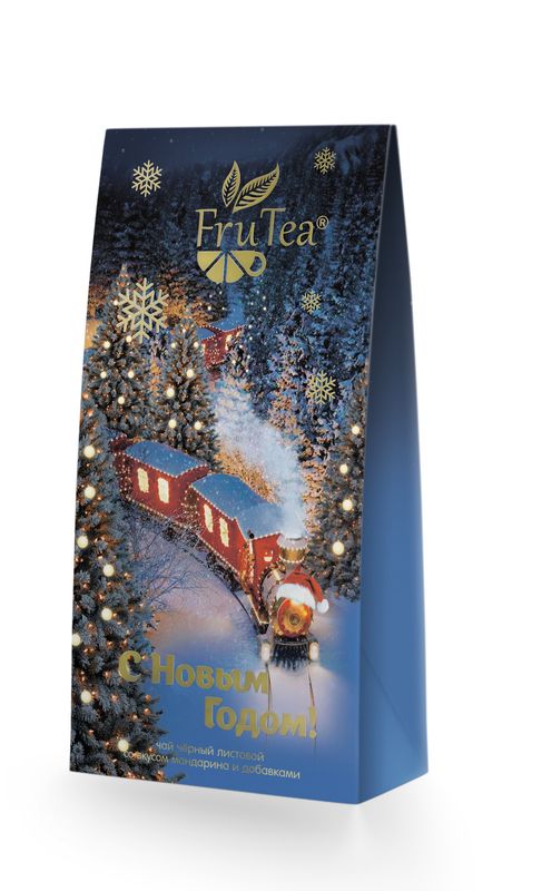 

Чай черный FruTea Рождественский паровозик листовой
