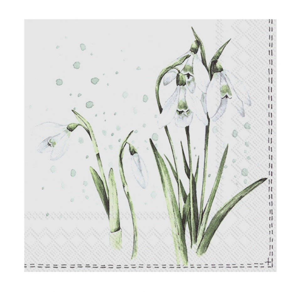 

Салфетки бумажные Ihr Spring Greetings 33х33 см, 3-сл, 1 упаковка 20 шт