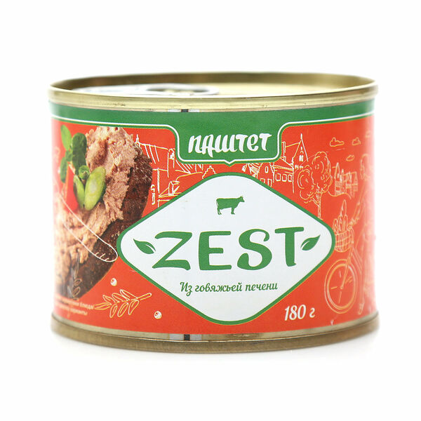 Паштет Zest из говяжьей печени