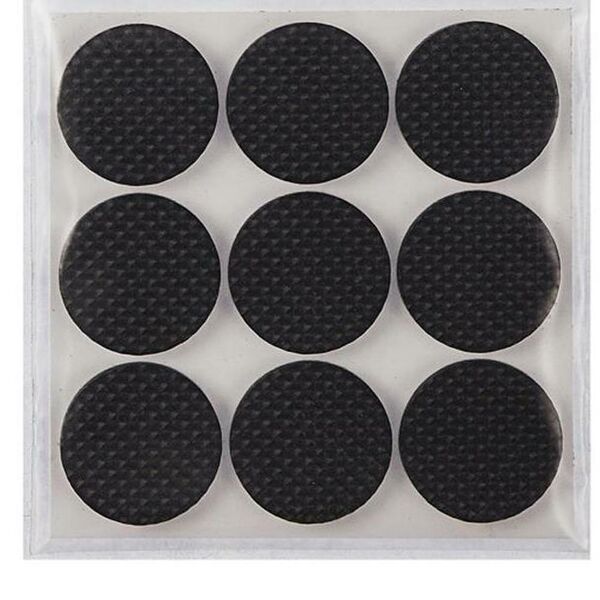 Пункт фетровый самоклеящийся, D 20 мм, тёмный, 16 шт