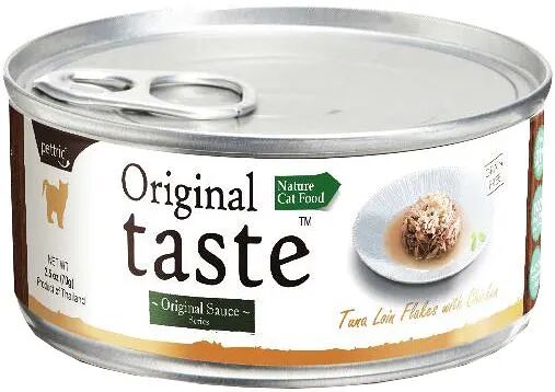 Корм для кошек Pettric ORIGINAL TASTE тунец, курица в соусе