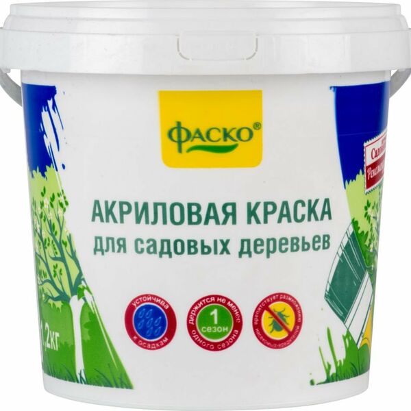 Краска для садовых деревьев акриловая ТМ Фаско