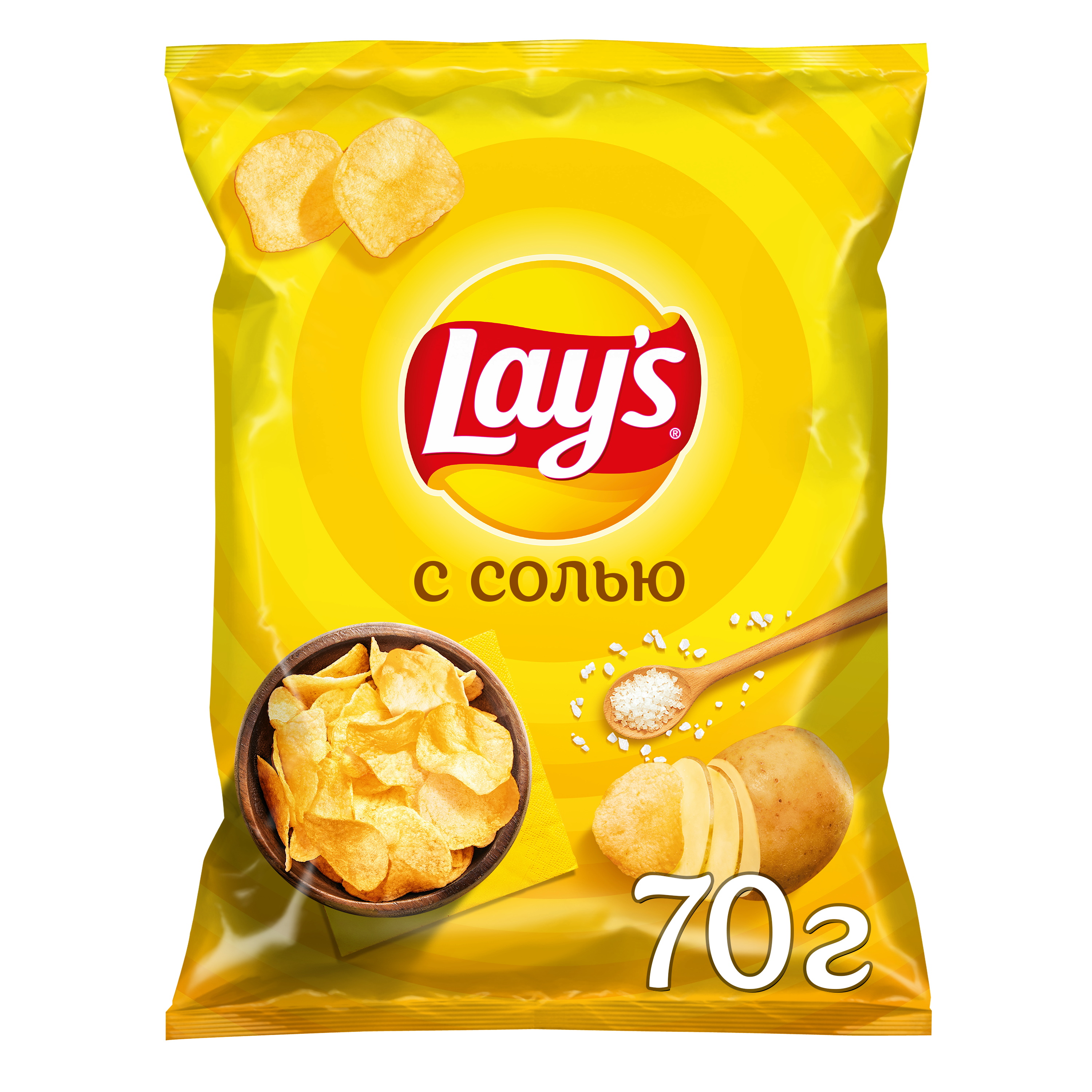 

Картофельные чипсы Lay's со вкусом соли 70 г