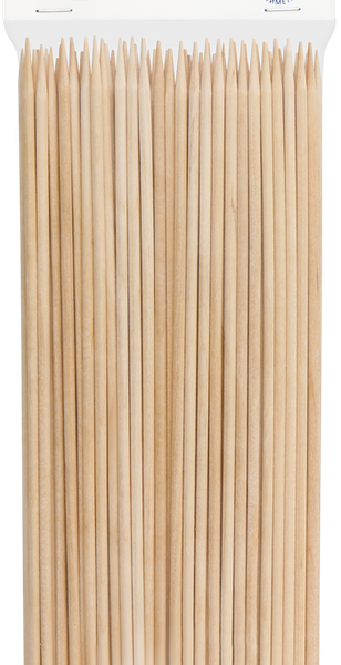 Шпажки одноразовые BONVIDA 200мм деревянные 100 шт