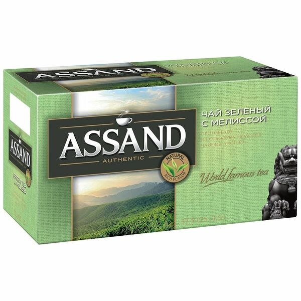 Чай Assand зеленый с мелиссой 25x1.5г