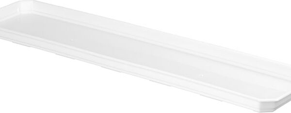 Поддон IdiLand Basil для ящика балконного белый 60см