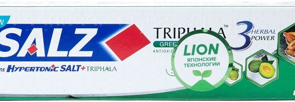Зубная паста Lion Thailand Salz Herbal с гипертонической солью и трифалой 90г