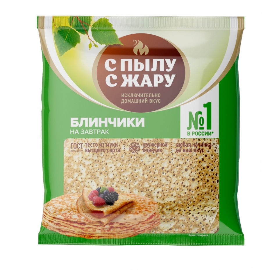 

Блинчики С пылу с жару без начинки 360 г