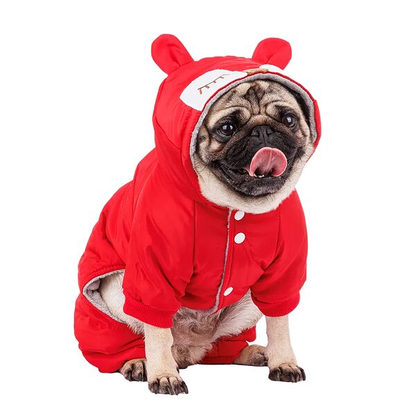 Комбинезон для собак XL красный (унисекс)