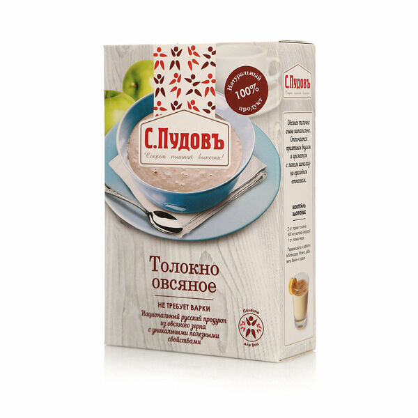 Толокно овсяное ТМ С.Пудовъ