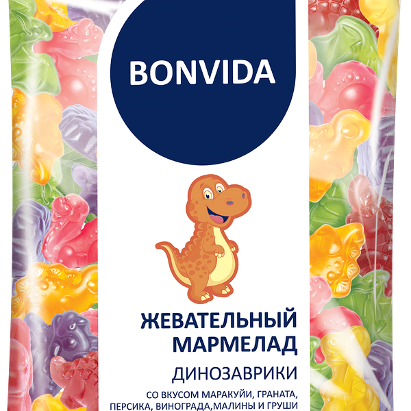 Мармелад жевательный BONVIDA Динозаврики