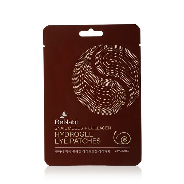 Патчи для области вокруг глаз Benabi Гидрогелевые , с муцином улитки и коллагеном 2шт