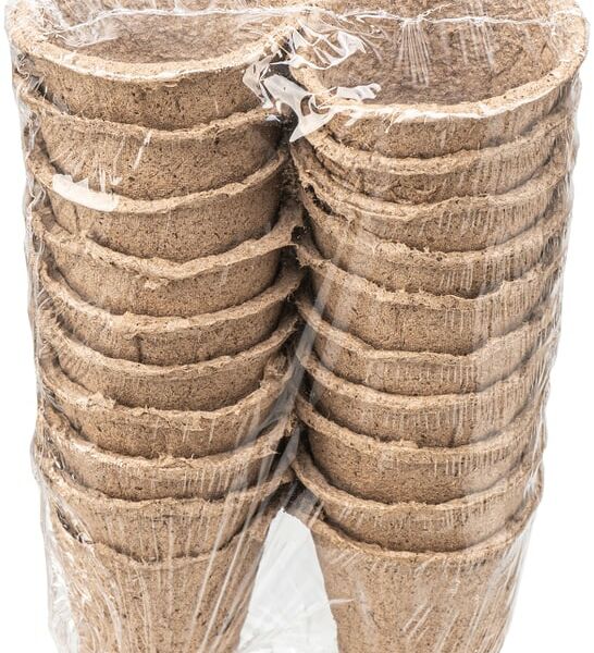 Горшочек для рассады ГазонCity торфяной 6*6см 20шт