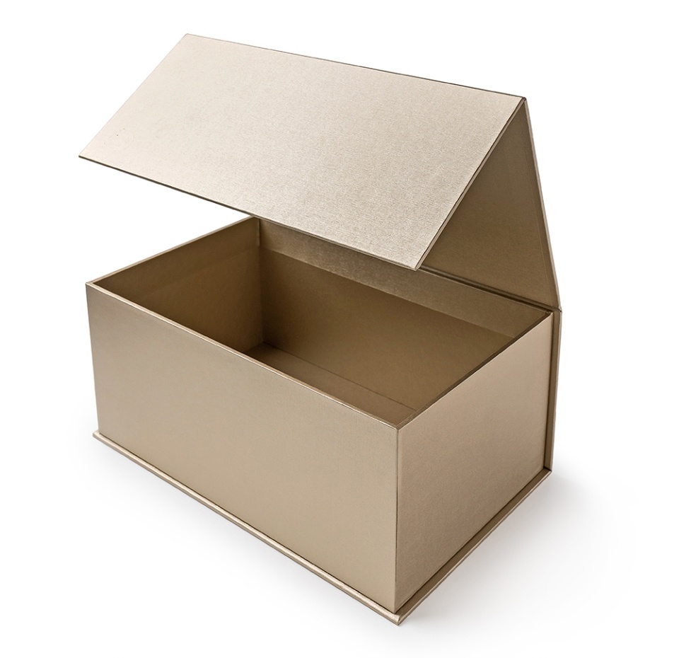 

Коробка подарочная на магните Азбука Вкуса Золотая 18х28х13 Россия