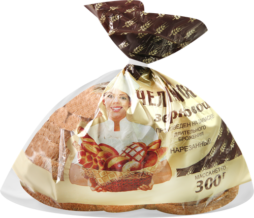 

Хлеб Челны-Хлеб Челнинский зерновой нарезка 300 г дизайн упаковки в ассортименте