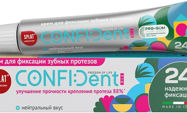 Крем для протезов Splat Confident Fix с нейтральным вкусом 40г