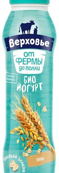 Биойогурт Верховье со злаками 2% 260г