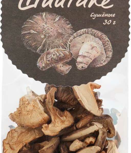 Грибы шиитаке сушеные