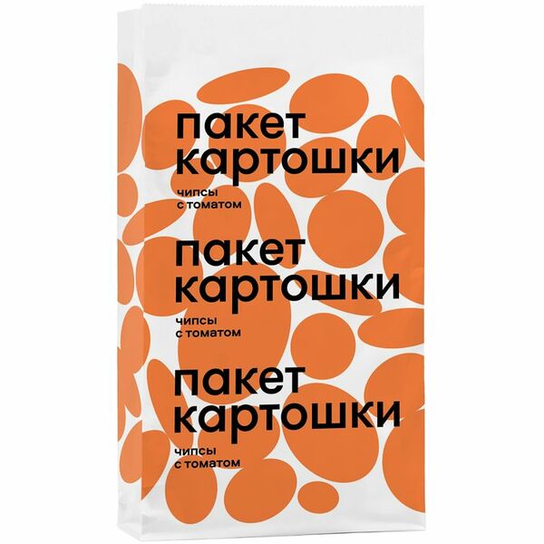 Чипсы картофельные Пакет картошки с томатом 100 г