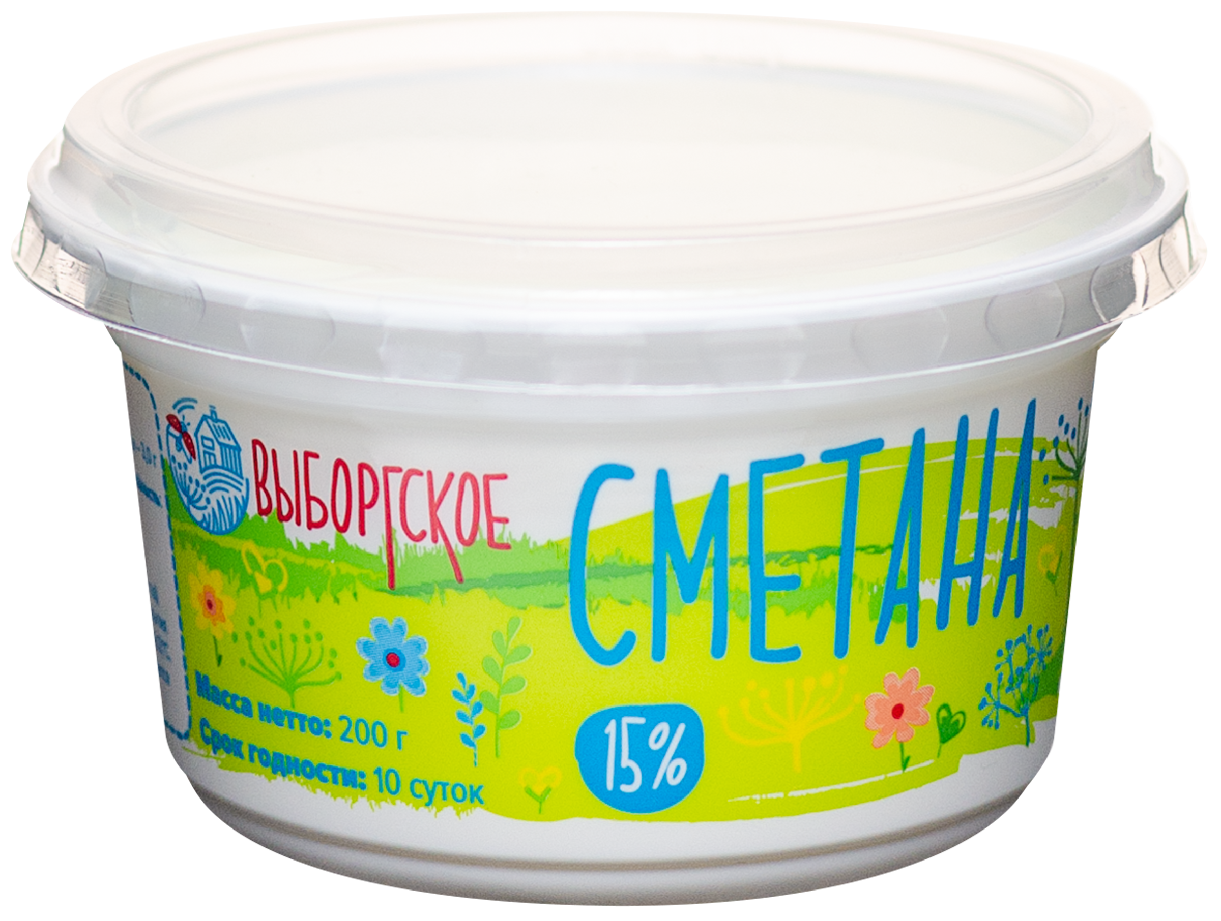 

Сметана ВЫБОРГСКОЕ 15%, без змж