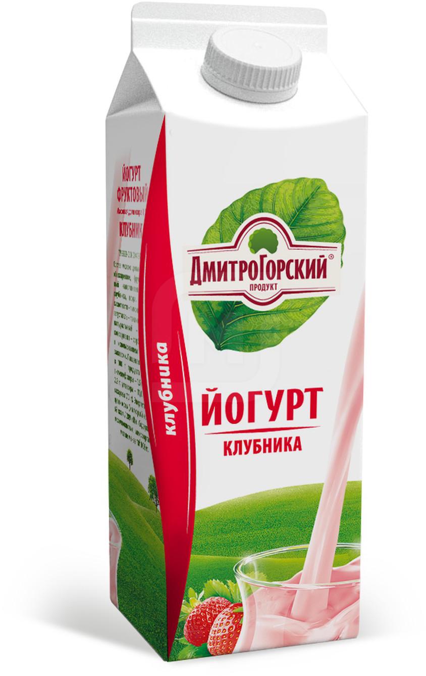 

Йогурт питьевой Дмитрогорский Продукт Клубника 1.5%