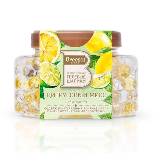 Ароматизатор воздуха гелевый BREESAL Цитрусовый микс 160 г