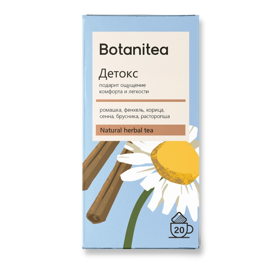 

Чай травяной Botanitea Detox 20 x 1.8 г