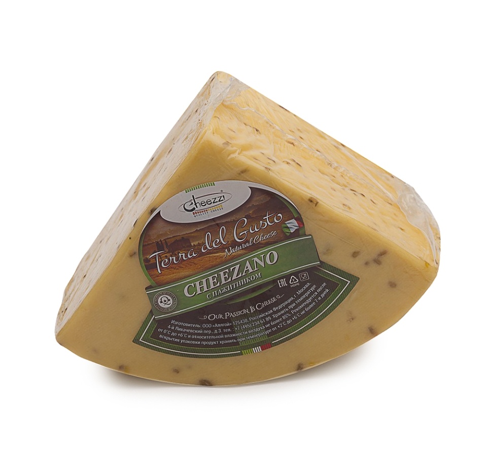 

Сыр Terra del Gusto Чизано с пажитником 50% вес