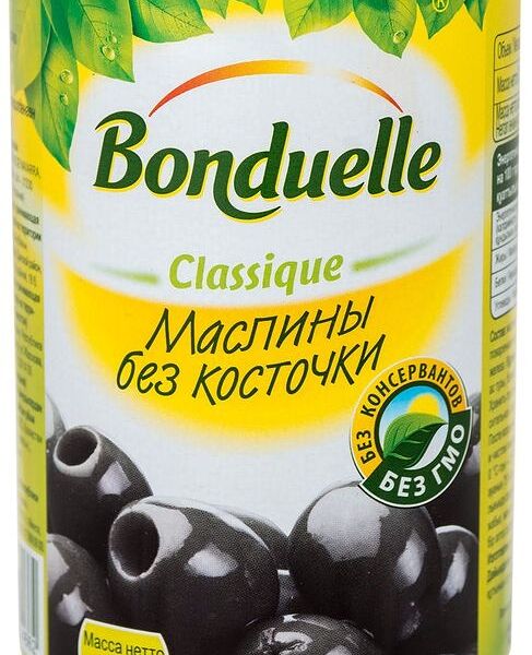 Маслины Bonduelle Classique без косточки, 300г