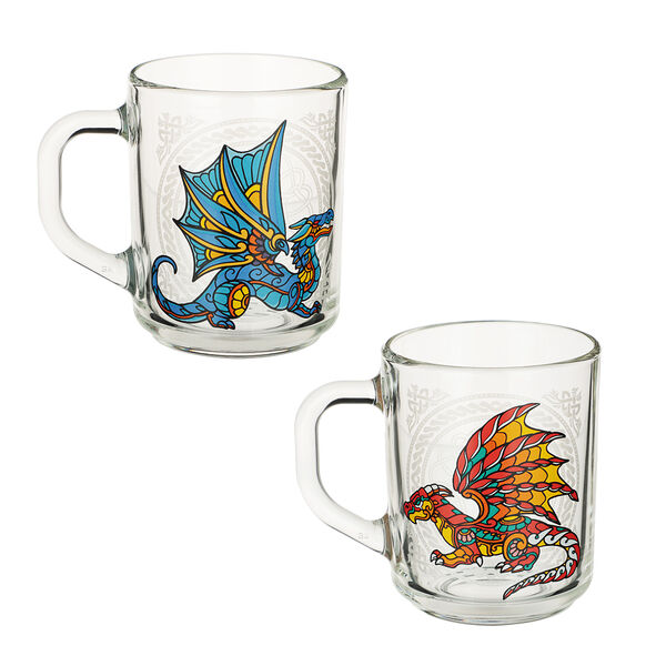 Кружка стеклянная символ года 200мл, 4 дизайна