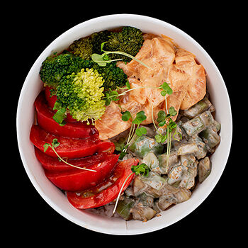 Поке с лососем